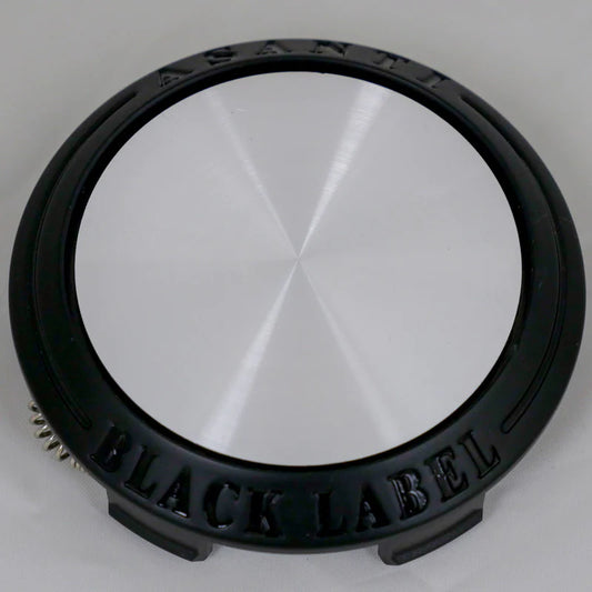 ASANTI BLACK LABEL PLASTIC SATIN BLACK W/BRUSH BADGE 74MM